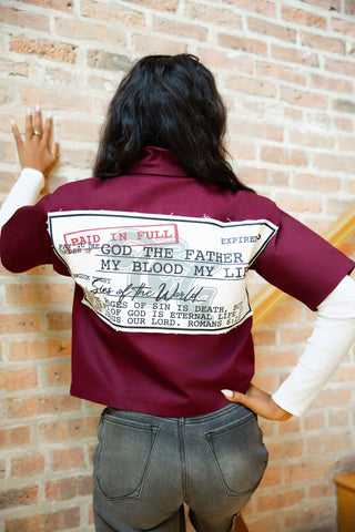 Paid In Full Women Crop Utility Shirt