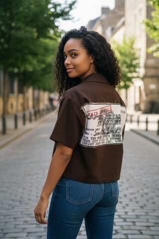 Paid In Full Women Crop Utility Shirt